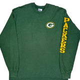 Green Bay Packers Pro Player Nfl Long Sleeve T-Shirt - 2XL Green Cotton