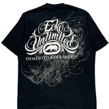 Demented & Deranged Ecko Unltd Graphic T-Shirt - Medium Black Cotton