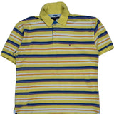 Tommy Hilfiger Striped Polo Shirt - XL Multicoloured Cotton