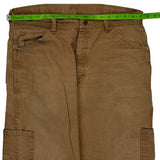 Unbranded Double Knee Carpenter Trousers - 34W 30L Brown Cotton
