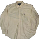 Blake Ralph Lauren Shirt - XL Yellow Cotton