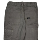 Wrangler Cargo Trousers - 34W 30L Grey Cotton