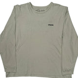 Patagonia Long Sleeve T-Shirt - 2XL Beige Cotton