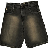 Southpole Denim Shorts - 34W 11L Black Denim