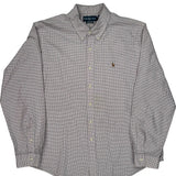 Ralph Lauren Checked Shirt - 2XL Pink Cotton