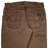Dickies Double Knee Carpenter Pants - 32W 30L Brown Cotton