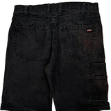 Dickies Denim Shorts - 32W 10L Black Cotton