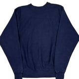 1990'S Blank Made In USA Soffe Sweatshirt - XL Navy Cotton Blend
