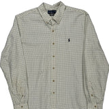 Ralph Lauren Checked Shirt - 2XL Cream Cotton