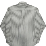 Tommy Hilfiger Striped Shirt - Medium White Cotton
