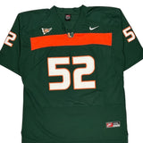 Miami Hurricanes Nike Football Jersey - 3XL Green Polyester