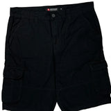 Southpole Cargo Cargo Shorts - 38W 12L Black Cotton