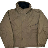 The North Face Puffer - Large Khaki Nylon