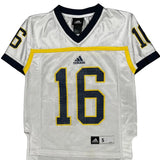 Age 8 Adidas Football Football Jersey - Small Blue Polyester