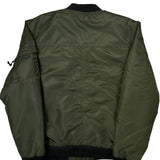 Primark Bomber Jacket - Medium Green Polyester