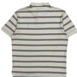 Polo By Ralph Lauren Striped Polo Shirt - Medium Black Cotton