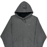 Nike Hoodie - Large Gray Cotton Blend
