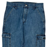 Wrangler Cargo Trousers - 34W 30L Blue Denim