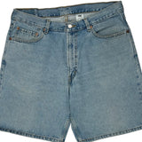 Levis Denim Shorts - 36W 9L Light Wash Cotton