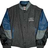 Ford Enforcer Mhl Varsity Jacket - Large Black Wool