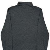 Polo By Ralph Lauren Slim Fit Long Sleeve Polo Shirt - Large Grey Cotton