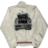 Made In USA Capricorn Graphic Varsity Jacket - XL Cream Polyester