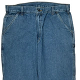 Carhartt Double Knee Carpenter Pants - 36W 34L Blue Cotton