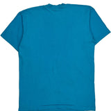 Fruit Of The Loom Single Stitch T-Shirt - Large Blue Cotton