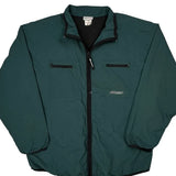 Reebok Windbreaker - XL Green Polyester