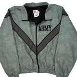 Army US Army Camo Windbreaker - Small Gray Nylon