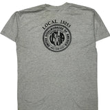 Steelworkers Local 15253 Unbranded Graphic T-Shirt - 2XL Grey Cotton