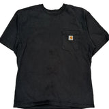 Carhartt T-Shirt - Large Black Cotton