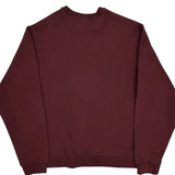 Nike Sweatshirt - 2XL Burgundy Cotton