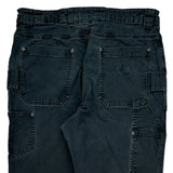 Duluth Cargo Pants - 36W 34L Black Cotton