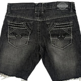 Royal Denim Shorts - 36W 10L Gray Cotton