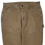 Carhartt Carpenter Pants - 32W 31L Brown Cotton