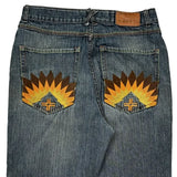 Rock & Roll Hall Of Fame Jeans - 32W 27L Blue Denim