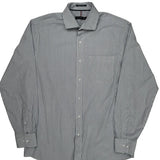 Tommy Hilfiger Striped Shirt - Medium Blue Cotton