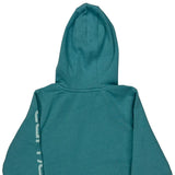 Age 10 Carhartt Spellout Hoodie - Medium Blue Cotton