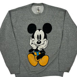 Mickey Mouse Mickey & Co. Cartoon Sweatshirt - Medium Grey Cotton Blend