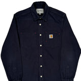 Carhartt Shirt - Medium Navy Cotton