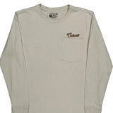 Carhartt Long Sleeve T-Shirt - Medium Cream Cotton