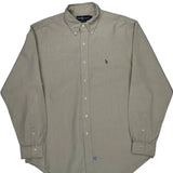 Ralph Lauren Shirt - Large Beige Cotton