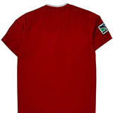 Age 13-14 Adidas Vista Soccer Club Jersey - Large Red Polyester