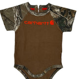 Age 18 Months Carhartt Camo T-Shirt - 3XS Brown Cotton