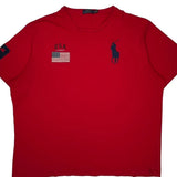 USA Polo By Ralph Lauren Tall T-Shirt - 2XL Red Cotton