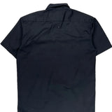 Dickies Short Sleeve Shirt - Large Black Polyester Blend