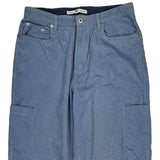 Tommy Hilfiger Cargo Cord Cargo Trousers - 31W UK 12 Blue Cotton