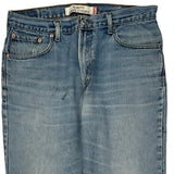 Levis Slim Fit Jeans - 34W 30L Light Wash Cotton