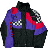 Racing Alaska Nascar Varsity Jacket - Large Multicoloured Nylon